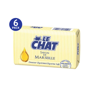 Le CHAT Savon De Marseille Glycerine Soft - 6 Pack