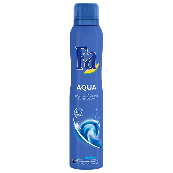 Aqua Large - Fa Spray Deodorant - 6.75 oz