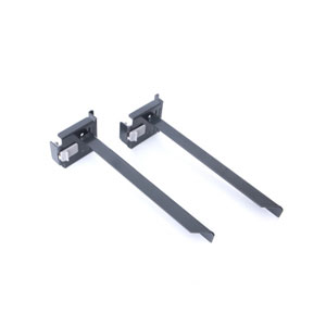 Adjustable Shelf Brackets - Graphite Pearl - Locking (Pair)